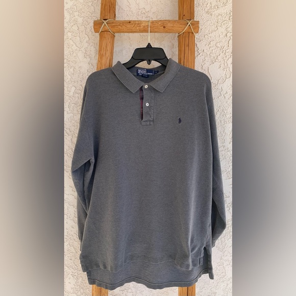 Polo Ralph Lauren Other - POLO RALPH LAUREN MEN’S (XL) 100 % COTTON LONG SLEEVE CHARCOAL SHIRT